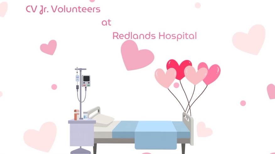 Citrus Valley Jr. Volunteers distributed heart-shaped balloons and cards to patients at the Redlands Hospital&nbsp;